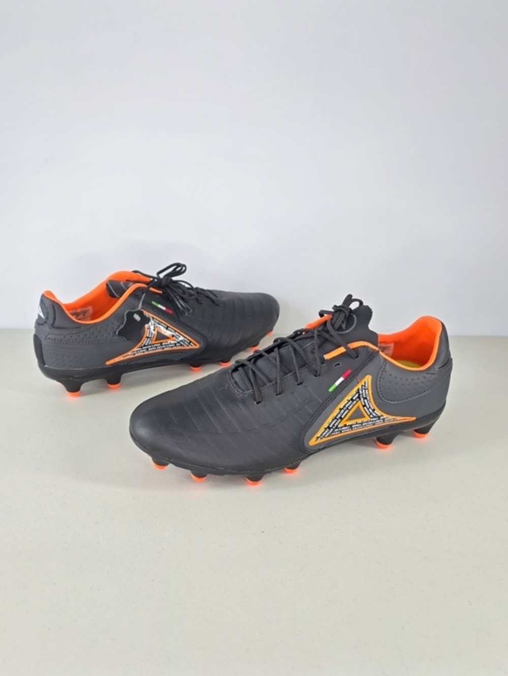 Pirma Brasil Reinier 3042 FG Soccer Cleats Black Gray Orange Men’s Size 11 NWOT